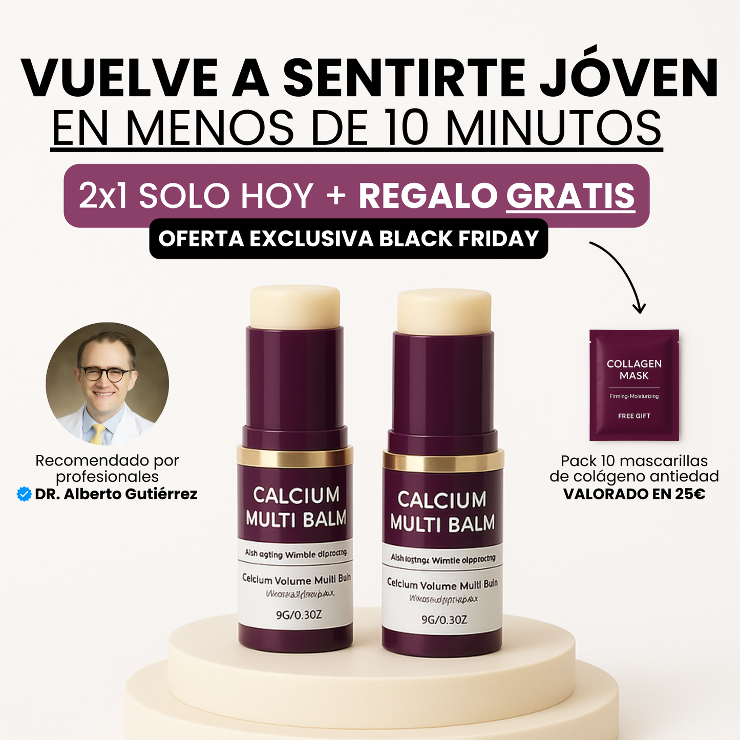 2x1 BÁLSAMO + 10 MASCARILLAS GRATIS